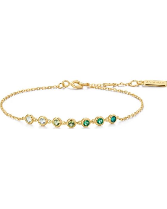 Βραχιόλι Ania Haie Green Bezel B073-04G