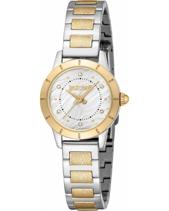 Γυναικείο ρολόι Just Cavalli Splendore JC1L412M0075, Ασημί καντράν, Μπρασελέ από Ανοξείδωτο ατσάλι
