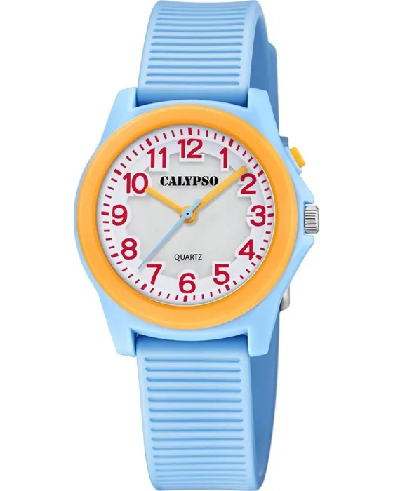 watch Calypso Kids K5823 / 3, White dial, Strap in Rubber