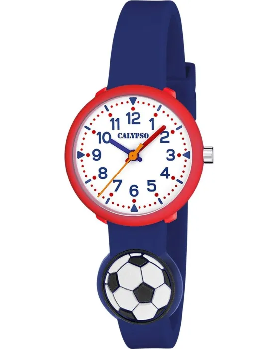 watch Calypso Kids K5845 / 6, White dial, Strap in Rubber