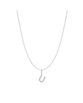 Κολιέ Ania Haie Silver Letter U Initial N074-29H