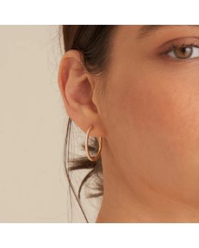 Σκουλαρίκια Ania Haie Glam Hoop E037-07G - 