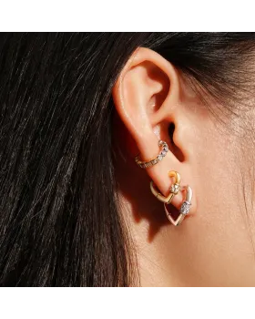 Σκουλαρίκι Ania Haie Bezel Ear Cuff E066-02T - 