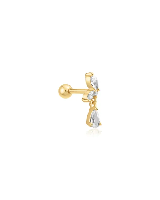 Σκουλαρίκι Ania Haie Marquise Dangle Barbell E070-13G