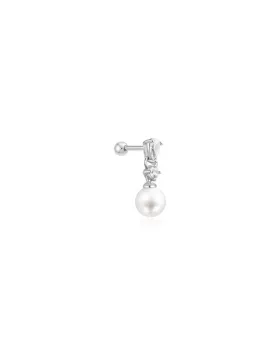 Σκουλαρίκι Ania Haie Pearl Dangling Barbell E070-15H