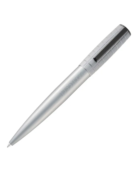 Hugo Boss Arche Bauhaus Ballpoint Pen HSK5744K, Aluminium, Silver