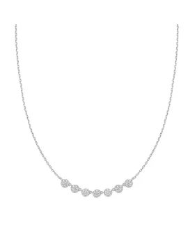 Κολιέ Ania Haie Silver Pavé Multi Beaded N065-07H