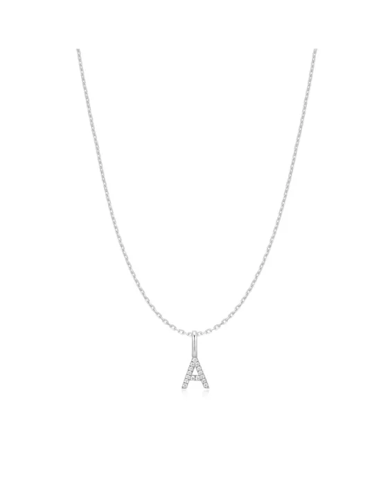 Κολιέ Ania Haie Silver Letter A Initial N074-09H