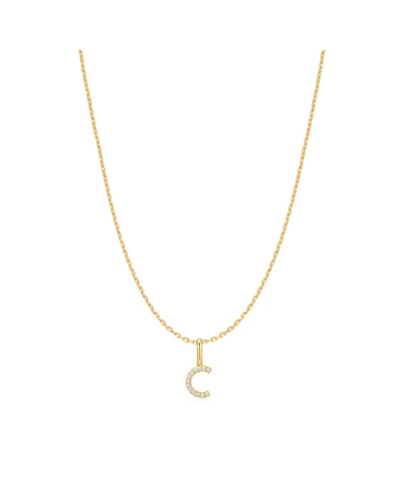 Κολιέ Ania Haie Gold Letter C Initial N074-11G