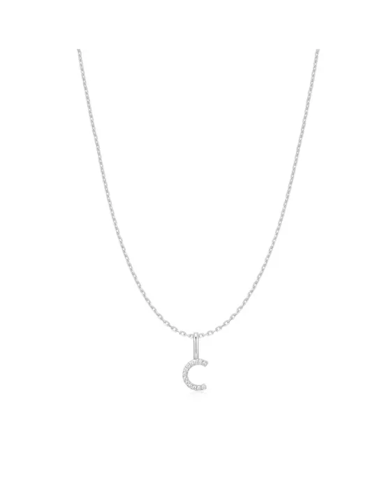 Κολιέ Ania Haie Silver Letter C Initial N074-11H