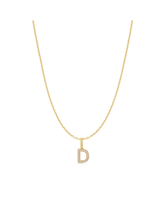 Κολιέ Ania Haie Gold Letter D Initial N074-12G