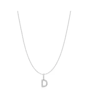 Κολιέ Ania Haie Silver Letter D Initial N074-12H