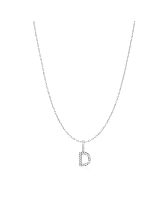 Κολιέ Ania Haie Silver Letter D Initial N074-12H