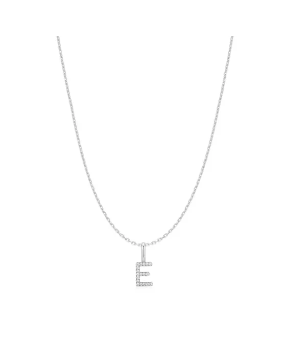 Κολιέ Ania Haie Silver Letter E Initial N074-13H
