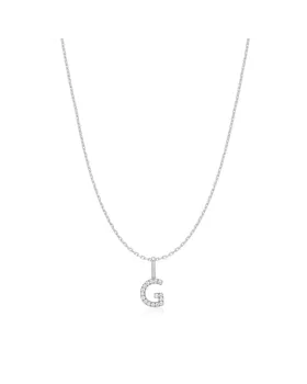 Κολιέ Ania Haie Silver Letter G Initial N074-15H