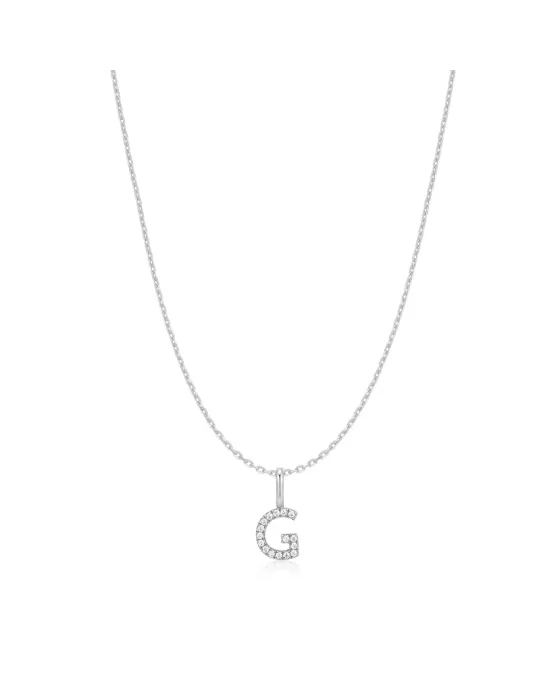 Κολιέ Ania Haie Silver Letter G Initial N074-15H