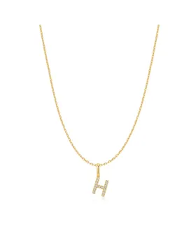 Κολιέ Ania Haie Gold Letter H Initial N074-16G