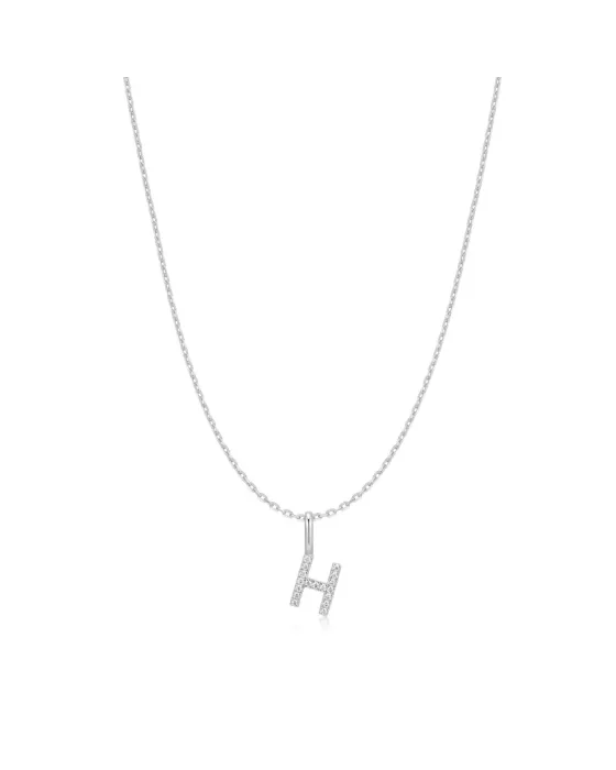 Κολιέ Ania Haie Silver Letter H Initial N074-16H