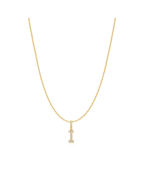 Κολιέ Ania Haie Gold Letter I Initial N074-17G