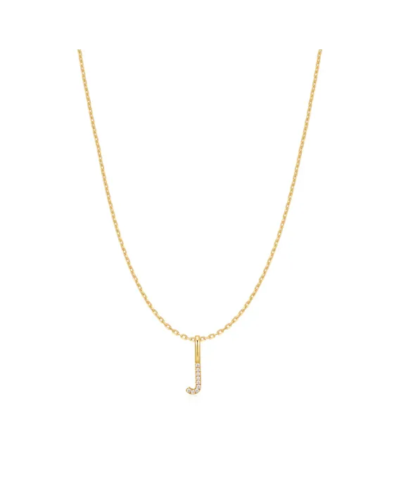 Κολιέ Ania Haie Gold Letter J Initial N074-18G