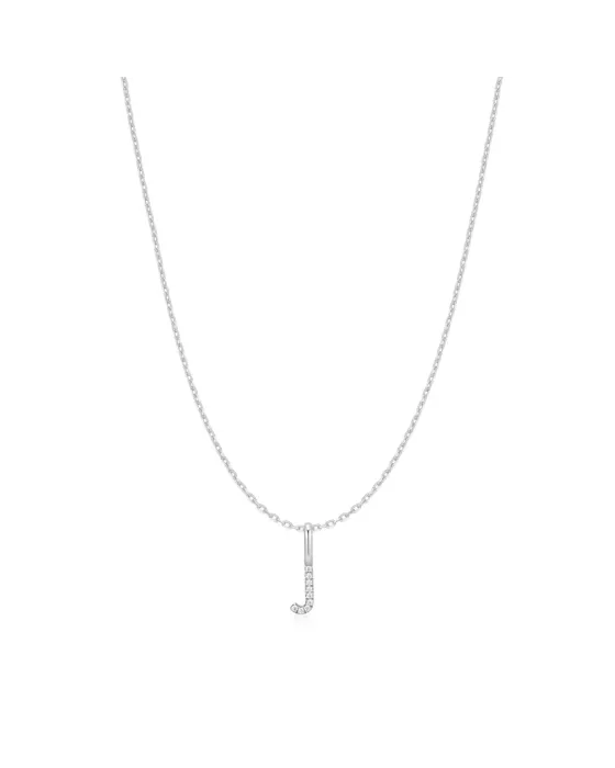 Κολιέ Ania Haie Silver Letter J Initial N074-18H