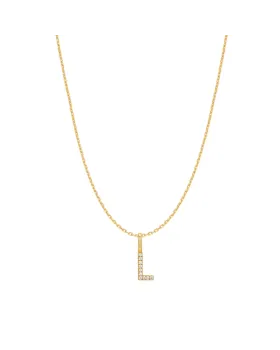 Κολιέ Ania Haie Gold Letter L Initial N074-20G