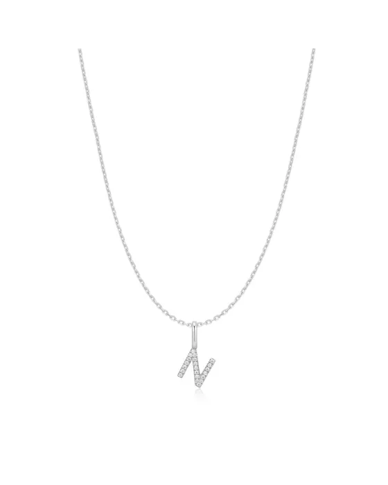Κολιέ Ania Haie Silver Letter N Initial N074-22H
