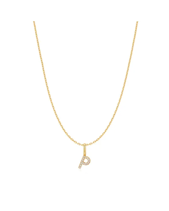 Κολιέ Ania Haie Gold Letter P Initial N074-24G