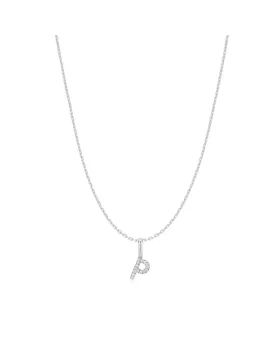 Κολιέ Ania Haie Silver Letter P Initial N074-24H