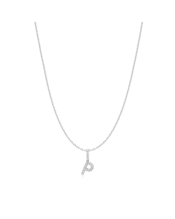 Κολιέ Ania Haie Silver Letter P Initial N074-24H