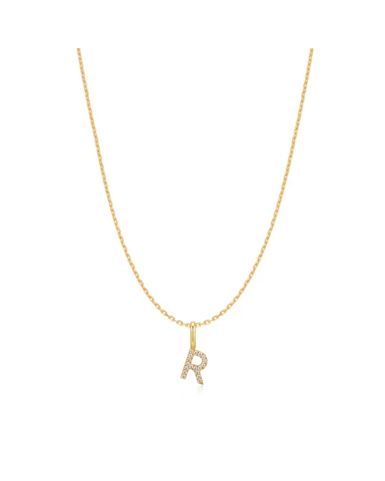 Κολιέ Ania Haie Gold Letter R Initial N074-26G