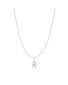 Κολιέ Ania Haie Silver Letter R Initial N074-26H