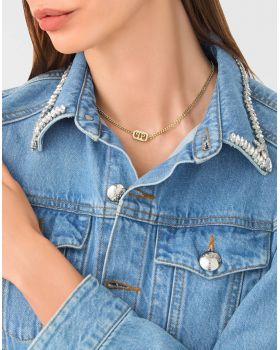 Κολιέ Philipp Plein Lettering PJ1AA35NU - 