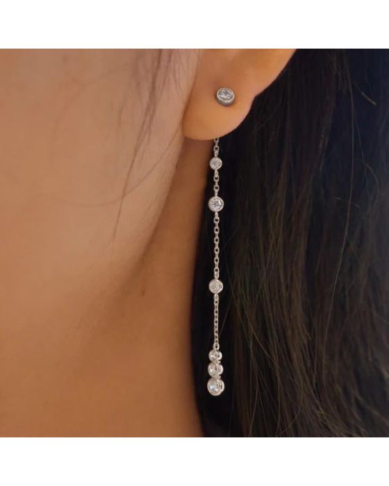 Σκουλαρίκια Ania Haie Cascade Station Drop E075-12H - 