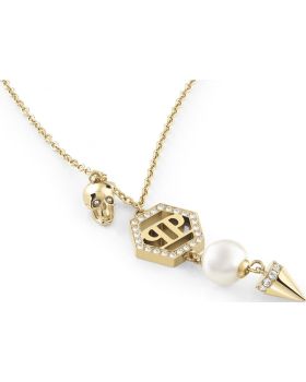 Κολιέ Philipp Plein Spiked Pearls PJ8EA05NU - 