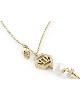 Κολιέ Philipp Plein Spiked Pearls PJ8EA05NU - 