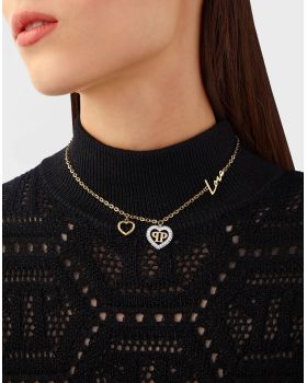 Κολιέ Philipp Plein Rocked Heart PJZEA05NU - 