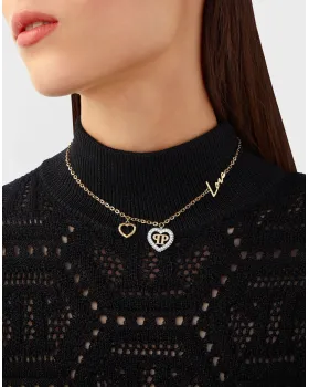 Κολιέ Philipp Plein Rocked Heart PJZEA05NU - 