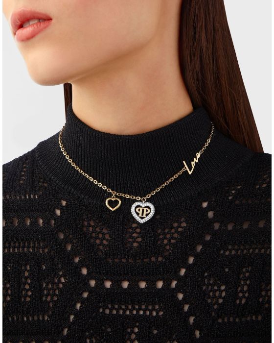 Κολιέ Philipp Plein Rocked Heart PJZEA05NU - 