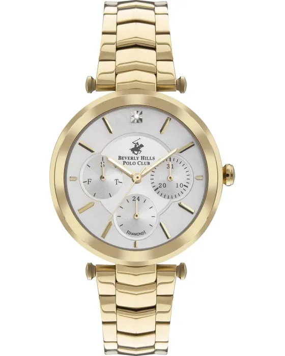 Γυναικείο ρολόι Beverly Hills Polo Club BP3352X.120, Ασημί καντράν, Μπρασελέ από Ανοξείδωτο ατσάλι