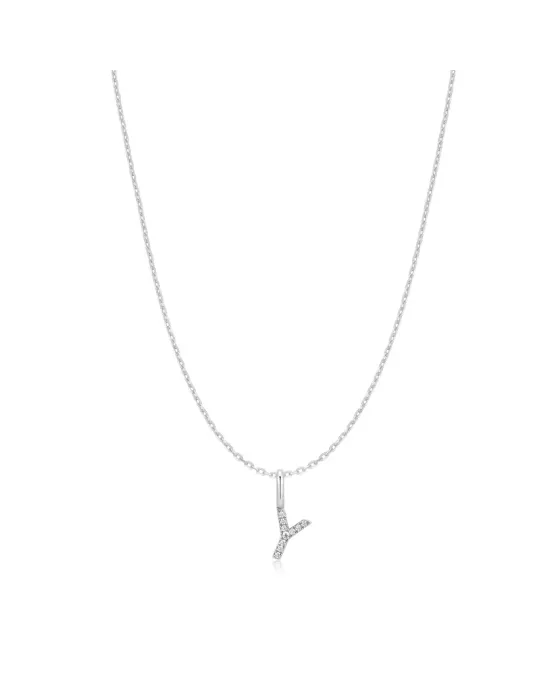 Κολιέ Ania Haie Silver Letter Y Initial N074-33H