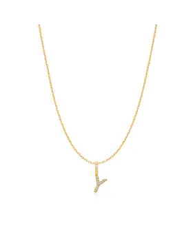 Κολιέ Ania Haie Gold Letter Y Initial N074-33G