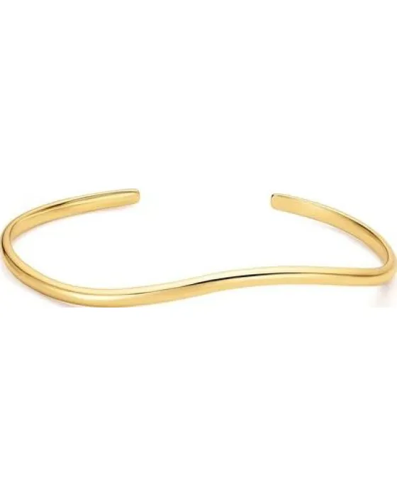Βραχιόλι Ania Haie Wave B072-03G, Ασήμι 925, Χρυσό