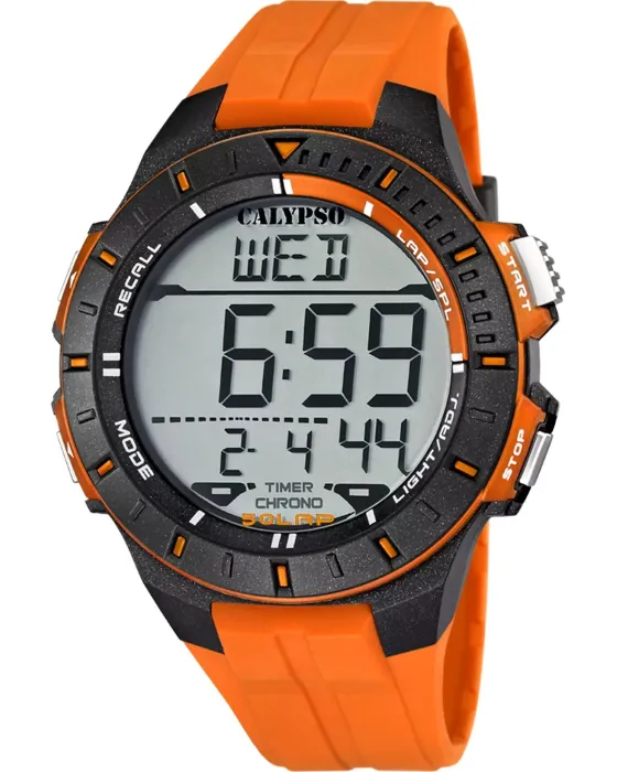Men's watch Calypso K5607 / 1, Digital dial, Strap in Rubber