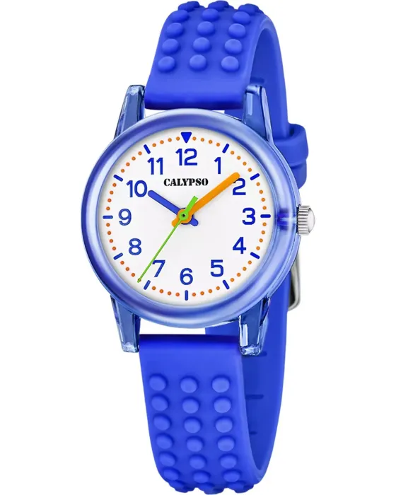 watch Calypso Kids K5876 / 4, White dial, Strap in Rubber