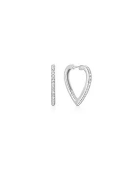 Σκουλαρίκια Ania Haie Medium Sparkle Heart E074-08H