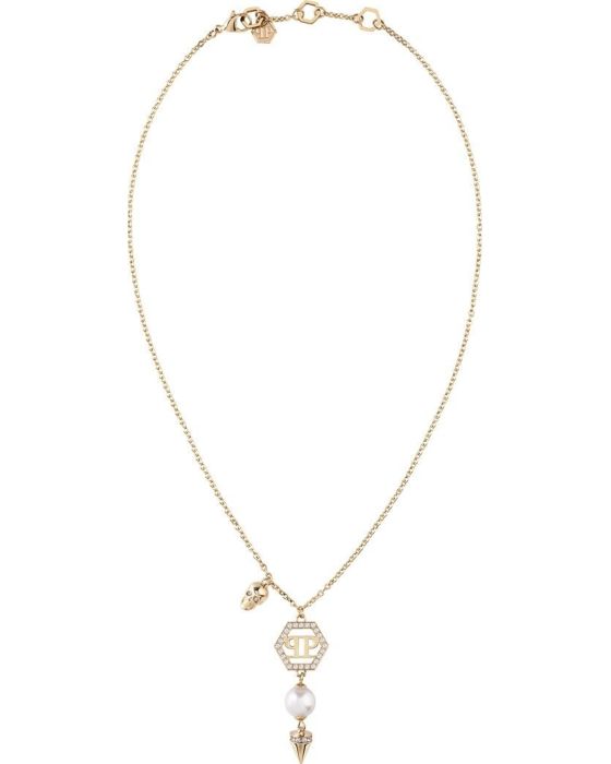 Κολιέ Philipp Plein Spiked Pearls PJ8EA05NU