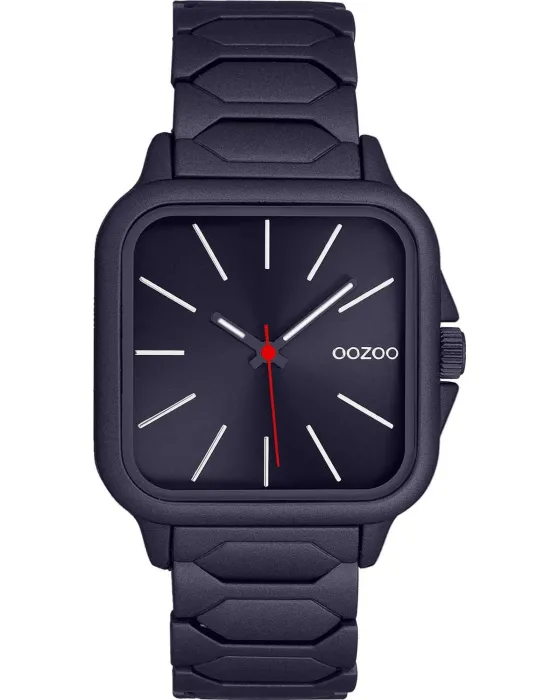 Women's / Men's watch Oozoo Timepieces C11663, Blue dial, Bracelet in Metallic