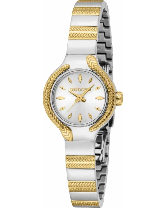 Γυναικείο ρολόι Roberto Cavalli RC5L155M0085, Ασημί καντράν, Μπρασελέ από Ανοξείδωτο ατσάλι