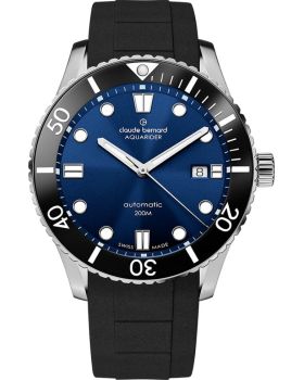 Claude Bernard Aquarider Automatic 80129 3NBCA BUIB - 